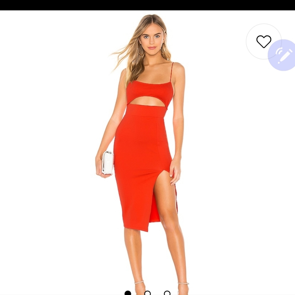 Brandnew Trista Cut Out Dress in Poppy